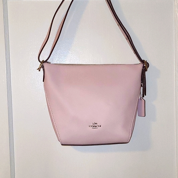 Coach Handbags - Coach Pink Leather Crossbody/Shoulder Bag